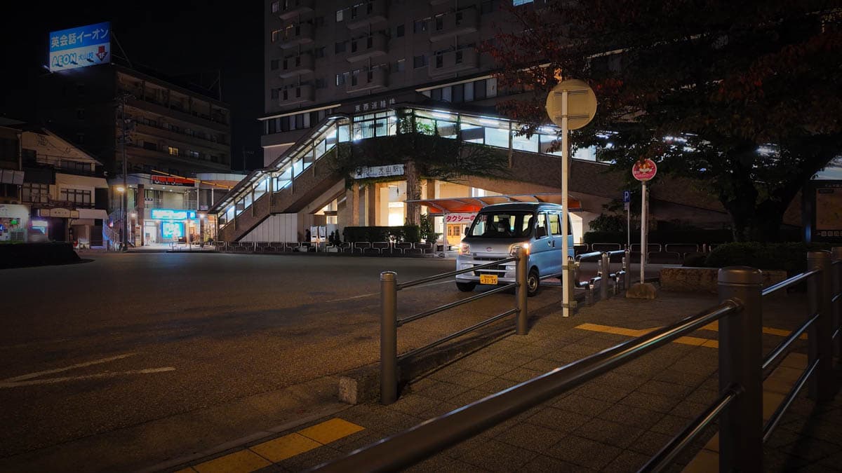 【Inuyama Station / Night Walk】(Inuyama, Aichi) The Illuminated Castle Keep and the Castle Town Streets