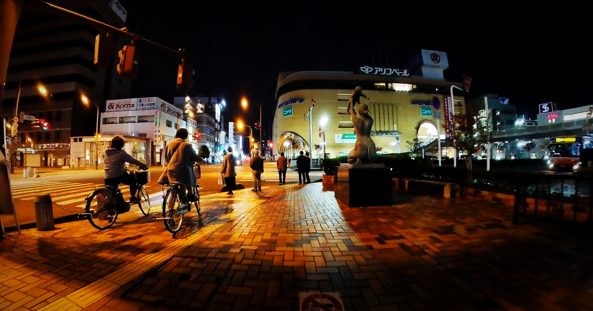 Department store at the east exit of Ageo Station