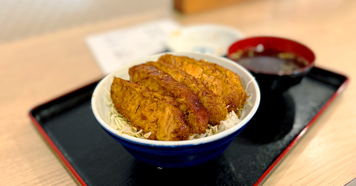 Sauce katsu don, a local specialty of Ina City Sauce katsu don, a local specialty of Ina City